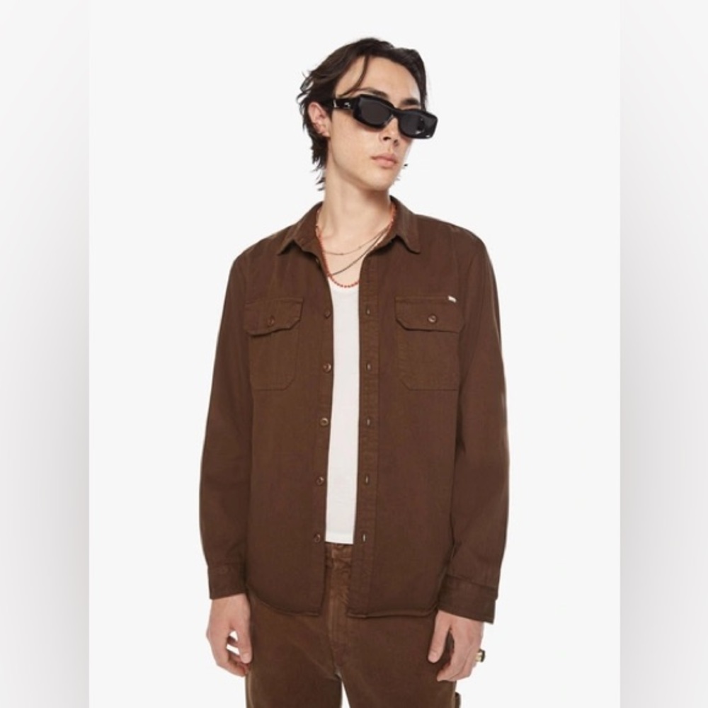 Mother Hot Cocoa Freeze Overshirt Spring/Summer 23 Never Worn